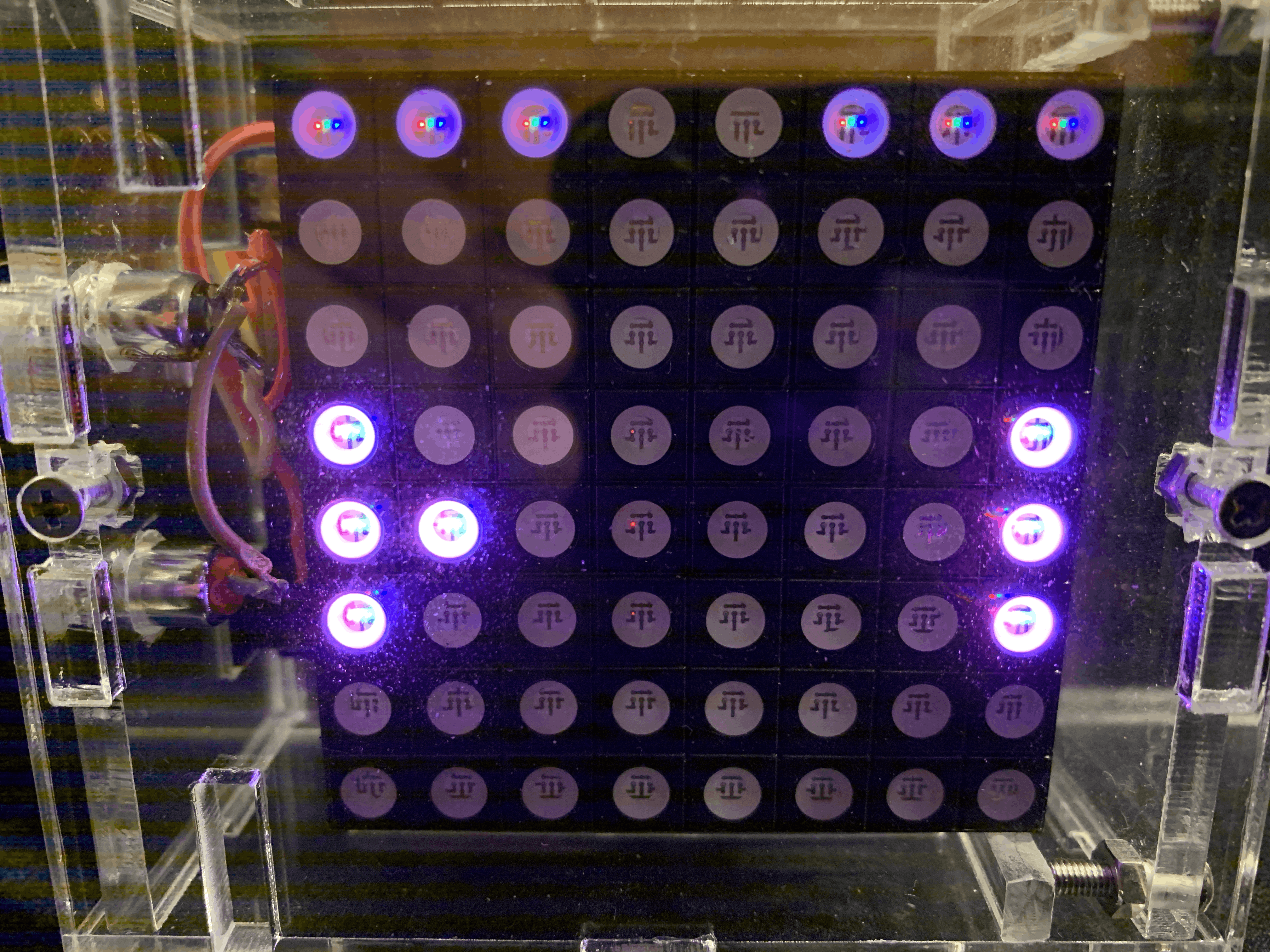 LED matrix 8x8 pong